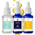 PURSONIC Anti Aging Skin Care Set - 3 Serums: Hyaluronic Acid, Retinol & Vitamin C for Women - Hydrating Face Serum