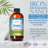 Liquid Iron Supplement for Women - High Potency Vegan Sublingual Iron Drops - Tasteless Flavor - 8 Ounces Nutrinoche