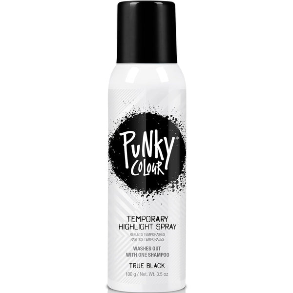Punky Natural Color Highlights, True Black, Temporary Hair Color, Fast-Drying, Travel Size, 3.5 oz