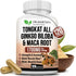 1700mg Tongkat Ali, Maca Root & Ginkgo Biloba Supplement, 120 Capsules for Strength, Stamina, Energy, and Vitality.