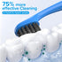 Replacement Toothbrush Heads Compatiable with BURST Kids Electric Toothbrush 10 Pack - Soft Charcoal Bristles for Gentle on gum & Deep Cleaning, Blue