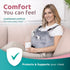 Pack, Zomaple Mastectomy Recovery Pillow with Strap, Gel Seat Belt Cover & Shower Lanyard Post-Op Essentials, Breast
