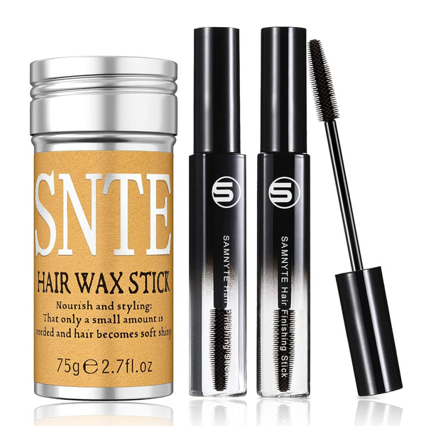 Samnyte Hair Wax Stick for Flyaways, Long-Lasting Hair Tamer Stick for Baby Hair Styling