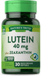 Nature's Truth Lutein and Zeaxanthin Supplement, 40mg, 30 Softgels, Non-GMO Gluten Free