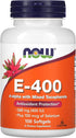 Now Foods E-400 D-Alpha with Mixed Tocopherols, 100 Softgels, 268 mg (400 IU)