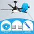 Ceiling Fan Blade Cleaner with Extension Pole - 4 Pcs Reusable Microfibre Duster for High Ceilings, Walls, Furniture