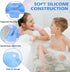 Jhua Portable Hair Washing Station for Kids Sink Bathtub Hair Washing Basin, Silicone Tear-Free Shampoo Bowl Wash Basin
