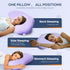 MIMCAT Cloud Contour Memory Foam Pillow Ergonomic Design for Sleeping Comfortably and Reducing Snoring Neck