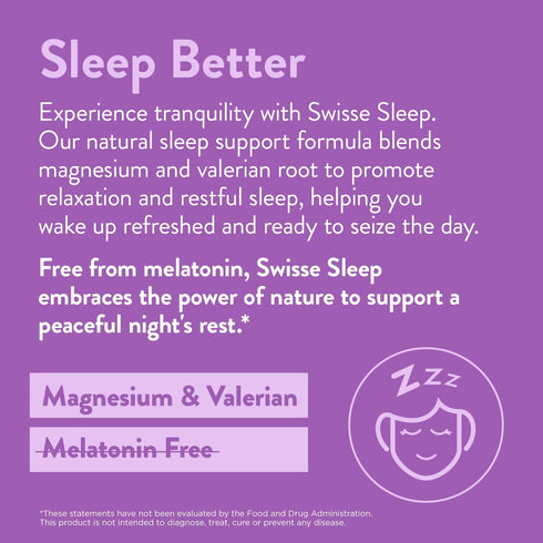 Swisse Sleep Valerian Root Capsules | Herbal Sleep Supplement, 120 Tablets
