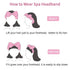 Ondder 8 Pack Spa Headbands, Makeup Bow Face Wash Bowknot Headbands for Washing Face, Fluffy Skincare