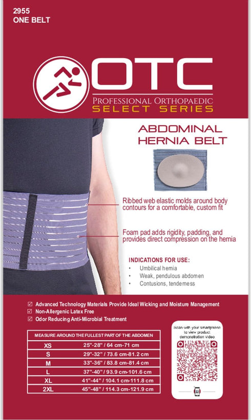 OTC Hernia Belt - Abdominal Umbilical Treatment, Select Series, Large