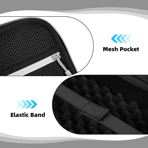 JDVBDNK Hard Case for Smart Nebulizer,Portable Nebulizer Bag,Desktop Inhaler Nebulizer for Home Travel Use,Medical Case