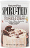 NaturesPlus SPIRU-TEIN Shake - Cookies & Cream, 1.15 lbs, Plant Based Meal Replacement