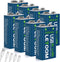 letoom USB Rechargeable 9V Lithium Batteries, 1000mAh, Set for Smoke Detectors, Alarms, Toys,