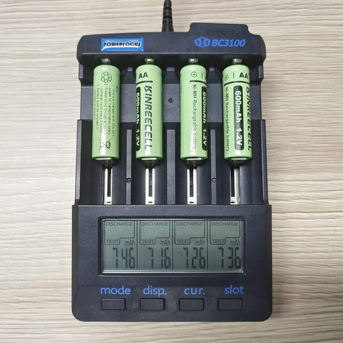 KINREECELL 600mAh 1.2V Lights(24pack) Rechargeable AA Batteries, Ni-MH Double A Solar Batteries High Capacity