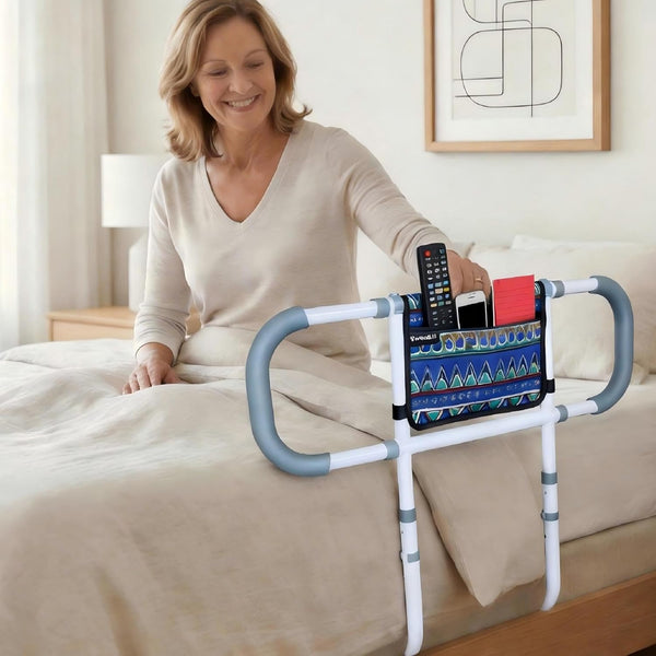 TerseFit Adjustable Bed Rails for Elderly Adults Safety; Bedrails for Seniors; Bedside Handrails