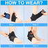 Kids Ankle Brace Supports Breathable Neoprene Ankle Stabilizer Adjustable Protector Wraps for Sports Protection 2PCS