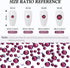 Purple Flatback Rhinestones, Glass Rhinestones for Nail Art and Craft, Glue Fix, Loose Crystal Gemstones(Purple, SS20, 2880pcs, 4.6-4.8mm)