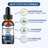 Triple Magnesium Complex Supplement - Liquid Magnesium Glycinate, Citrate, Malate 500mg with Ashwagandha & Vitamin B6
