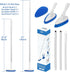Qaestfy Shower Bathtub Tub and Tile Scrubber Brush with 51'' Adjustable Long Handle for Cleaning