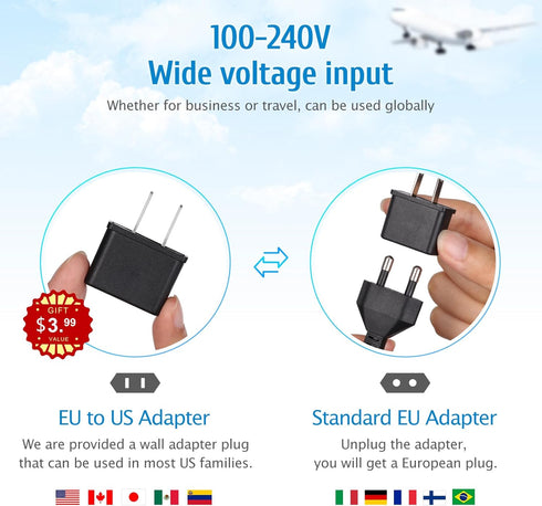 Charger Base Compatible with Philips Sonicare Charger CBA1001 CBA2001 Series, Replacement for Diamondclean HX9900