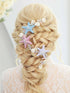 Unicra Seashell Bride Wedding Hair Vine - Starfish Bridal Headband, Pearl Beach Accessories for Women and Girls