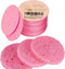 50-Count Compressed Facial Sponges for Daily Cleansing and Exfoliating, 100% Natural Cosmetic Spa Sponges