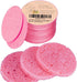 50-Count Compressed Facial Sponges for Daily Cleansing and Exfoliating, 100% Natural Cosmetic Spa Sponges