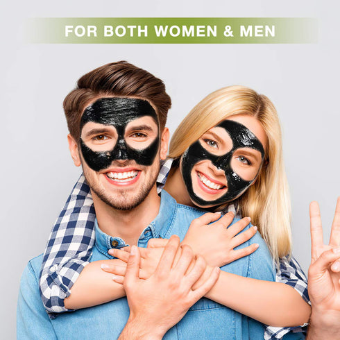 SHVYOG Blackhead Peel Off Face Mask - 3-in-1 Remover with Brush & Tea Tree Oil Serum, Charcoal Mask (100g+30ml)