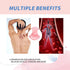Mushroom Gua Sha Stone - Natural Rose Quartz Aventurine Face Massager for Eye, Neck, Spa Relaxing Massage