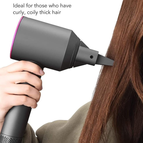 Professional Hairdressing Blower Dryer Comb Attachment - Wide Tooth Styling Tool for Straightening Natural Curly Hair