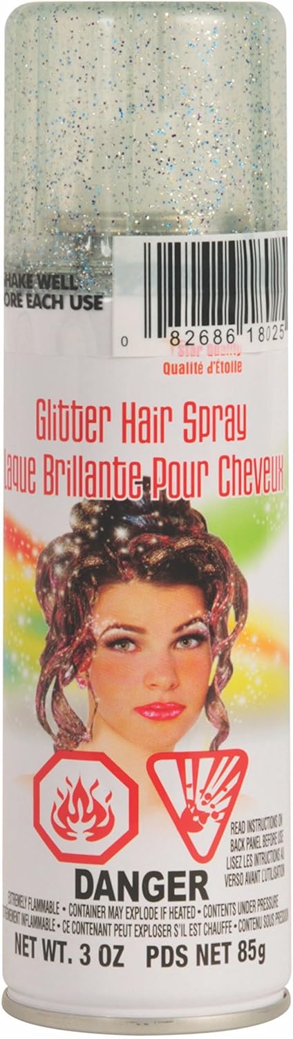 Rubies Glitter Hairspray, Multicolor for Themed Parties and Halloween