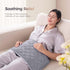 OCOOPA Electric Heating Pad for Back Pain Relief, XL Ultra Soft Plush, 6 Levels, Auto-Shut-Off Timer, 12"x24"