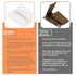 REXBETI 100PCS Industrial Single Edge Razor Blades, Suitable for Removing Labels, Decals, Stickers, and Old Paint