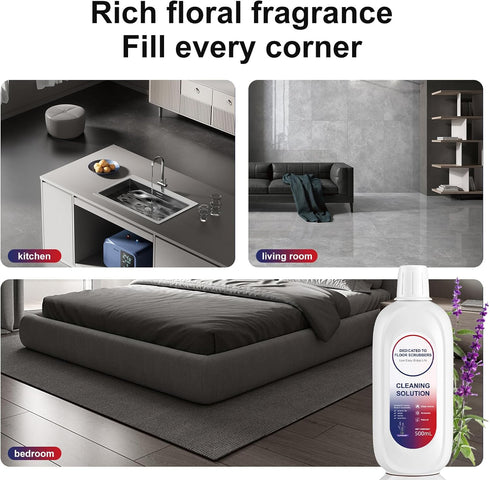 Floor Cleaning Solution 500ml, Lavender Fragrance Refill for TINECO iFLOOR Wet Dry Vacuum