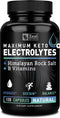 Keto Electrolyte Supplement, 120 Capsules, Maximum Electrolytes with Pink Himalayan Salt, B Vitamins