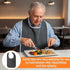 Yuomeaz 2 PCS Adult Bibs for Men, Adjustable Adult Bib for Seniors, Soft Towel Cloth Neck Bib, Grey Adults Bibs