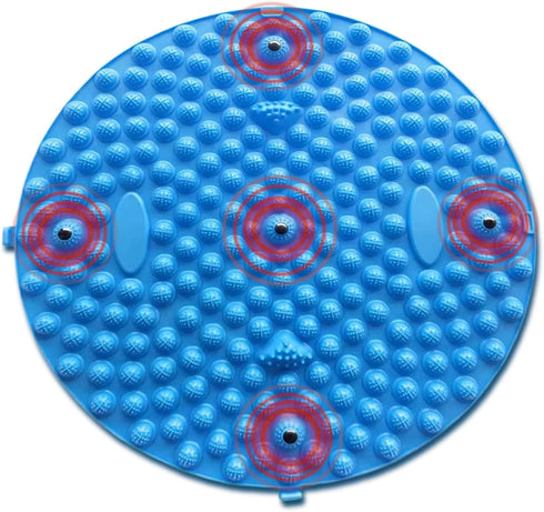 YooYuan Foot Massager Mat, Manual Massage Tool with Magnetic Therapy Acupressure Disc for