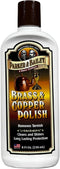 PARKER & BAILEY Brass and Copper Polish - 8 Oz Metal Polish Cream for Antique Decor, Pans, and Furniture