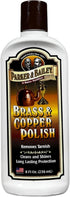 PARKER & BAILEY Brass and Copper Polish - 8 Oz Metal Polish Cream for Antique Decor, Pans, and Furniture