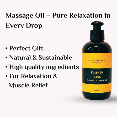 Plant-Based Vegan Body Massage Oil for Relaxation and Deep Tissue Therapy