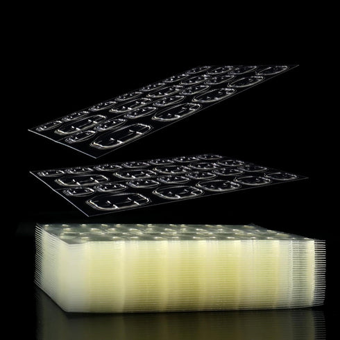 Laza 720 Pcs Thin Breathable Adhesive Tabs - Fake Nail Glue Sticker, Super Sticky Double Sided Tips