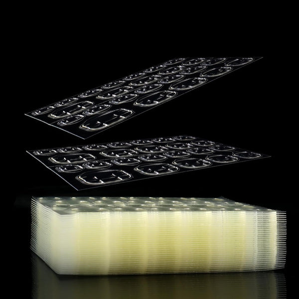 Laza 720 Pcs Thin Breathable Adhesive Tabs - Fake Nail Glue Sticker, Super Sticky Double Sided Tips