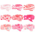 9 Pack Pink Spa Headband for Washing Face - WHAVEL, Fluffy Hair Band for Skincare