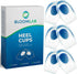 Gel Heel Pads - 6 Pcs Heel Cups for Pain Relief, Plantar Fasciitis Protectors for Sore Feet Comfort