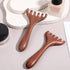 Hariendny 2 Wooden Massage Heads Gua Sha Comb, Pcs Massage Combs, Protable Head Scratcher Scalp Massager, Wide Tooth