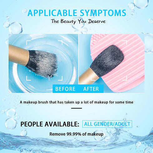 Makeup Brush Cleaner Spray, No-washing Quick Drying Deep Cleaning for Cosmetic Brushes and Sponges, 3.38 oz