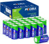PKCELL CR123A 3V Lithium Battery 24-Pack 123A Batteries Lithium Battery CR17345