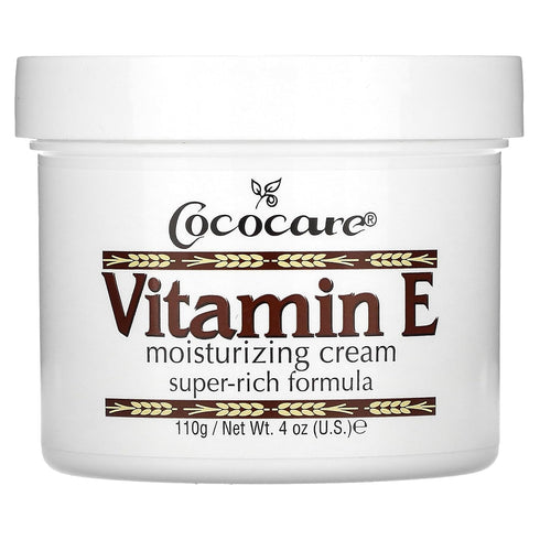 Cococare Vitamin E Super Rich Formula Moisturizing Cream, High Potency Skin Moisturizer