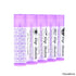 Lip Balm Container Tubes, 50-Pack, DIY, Purple, 3/16 Oz (5.5 ml), Includes 50 Writable & 50 Printed Stickers